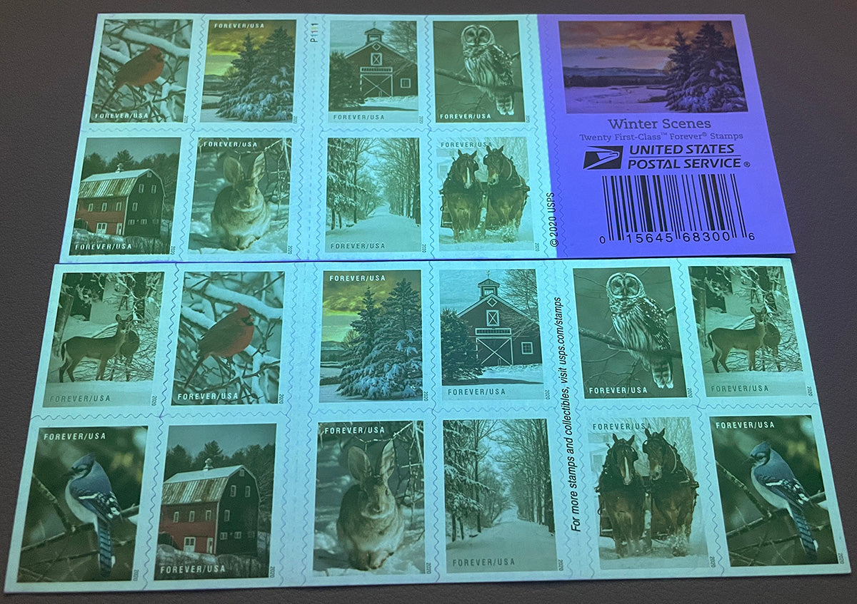 Winter Scenes Forever First Class Postage Stamps image 2