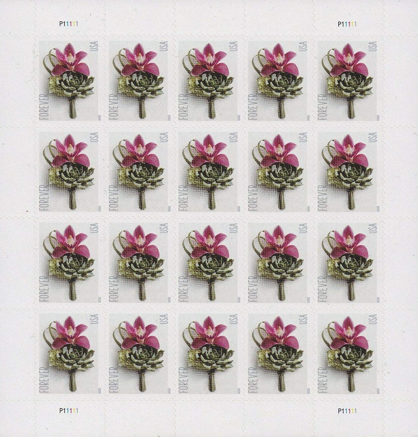 Contemporary Boutonniere Forever First Class Postage Stamps image 0