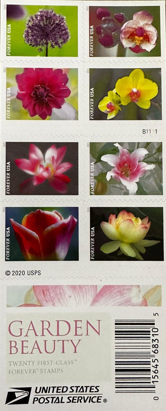 USPS Garden Beauty Forever First Class Postage Stamps image 1