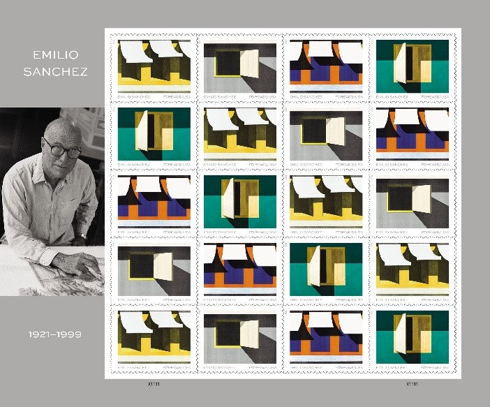 USPS Legendary Artist Emilio Sanchez Honored Forever Postage Stamps image 0