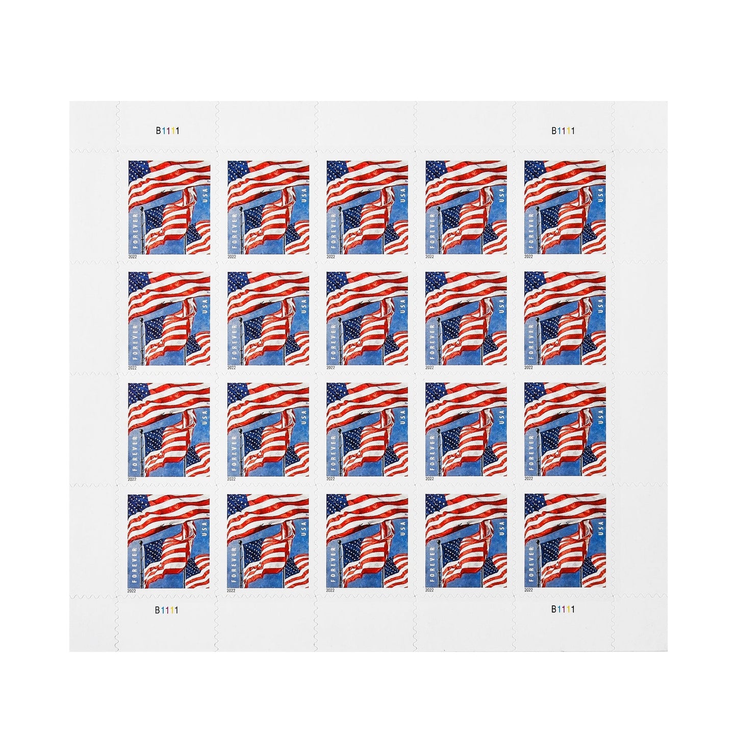 2022 US Flags Forever First Class Postage Stamps image 2