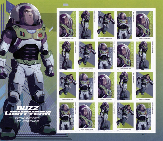 ‘Go Beyond’ Your Typical with Buzz Lightyear Forever First Class Postage Stamps image 0