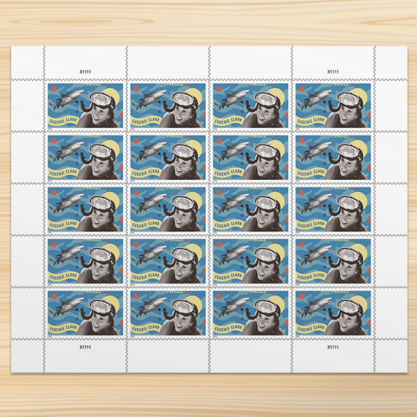 USPS Aquatic Scholar Eugenie Clark Forever First Class Postage Stamps image 0