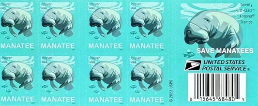 USPS Save Manatees Forever Stamps