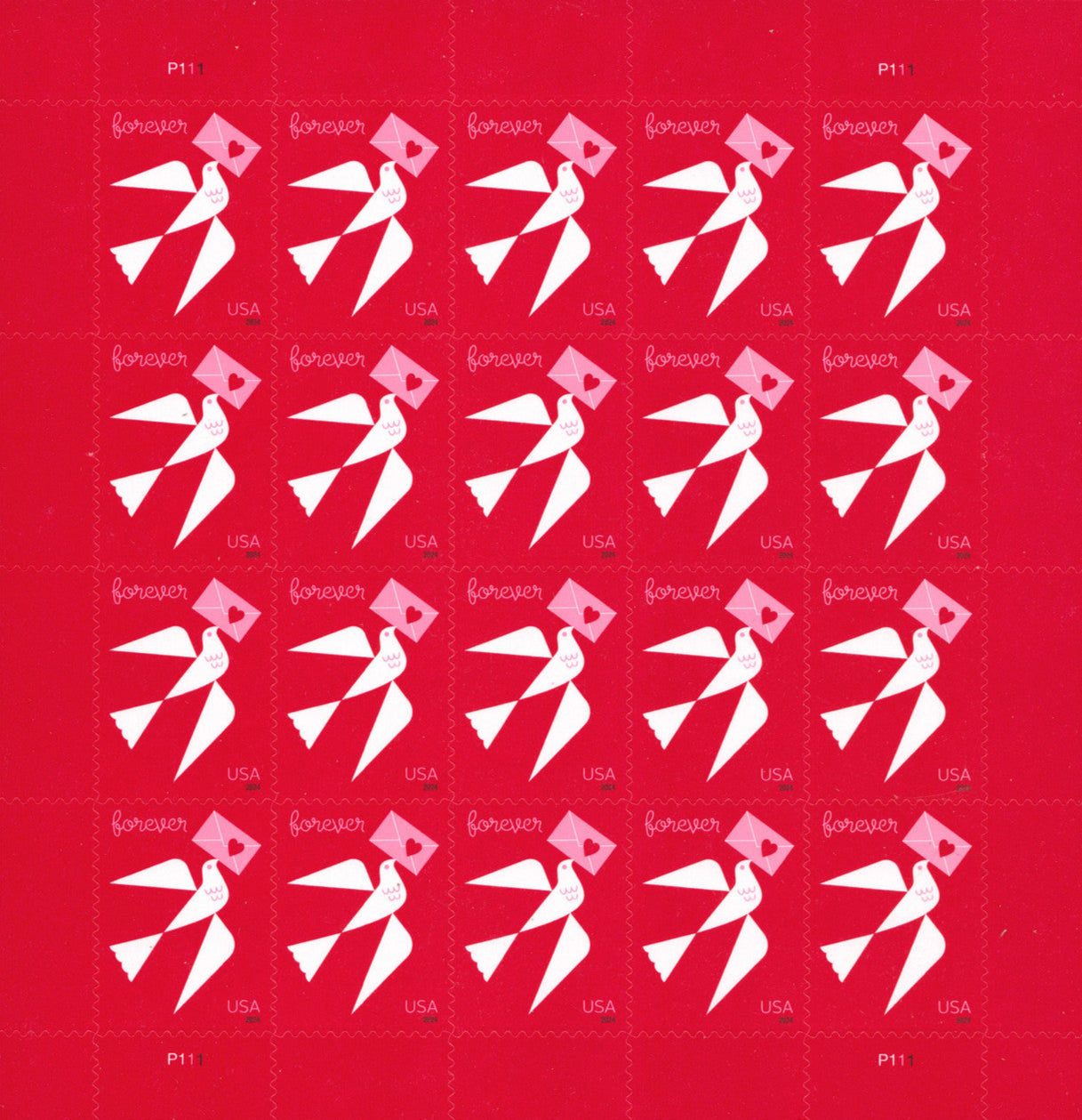 2024 Love Forever First Class Postage Stamps