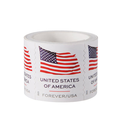 2025 US Flags Booklets / Rolls Forever First Class Postage Stamps