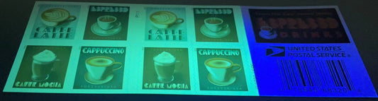 USPS Espresso Drinks coffee Forever Postage Stamps image 1