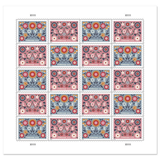 2022 Love Forever First Class Postage Stamps image 0