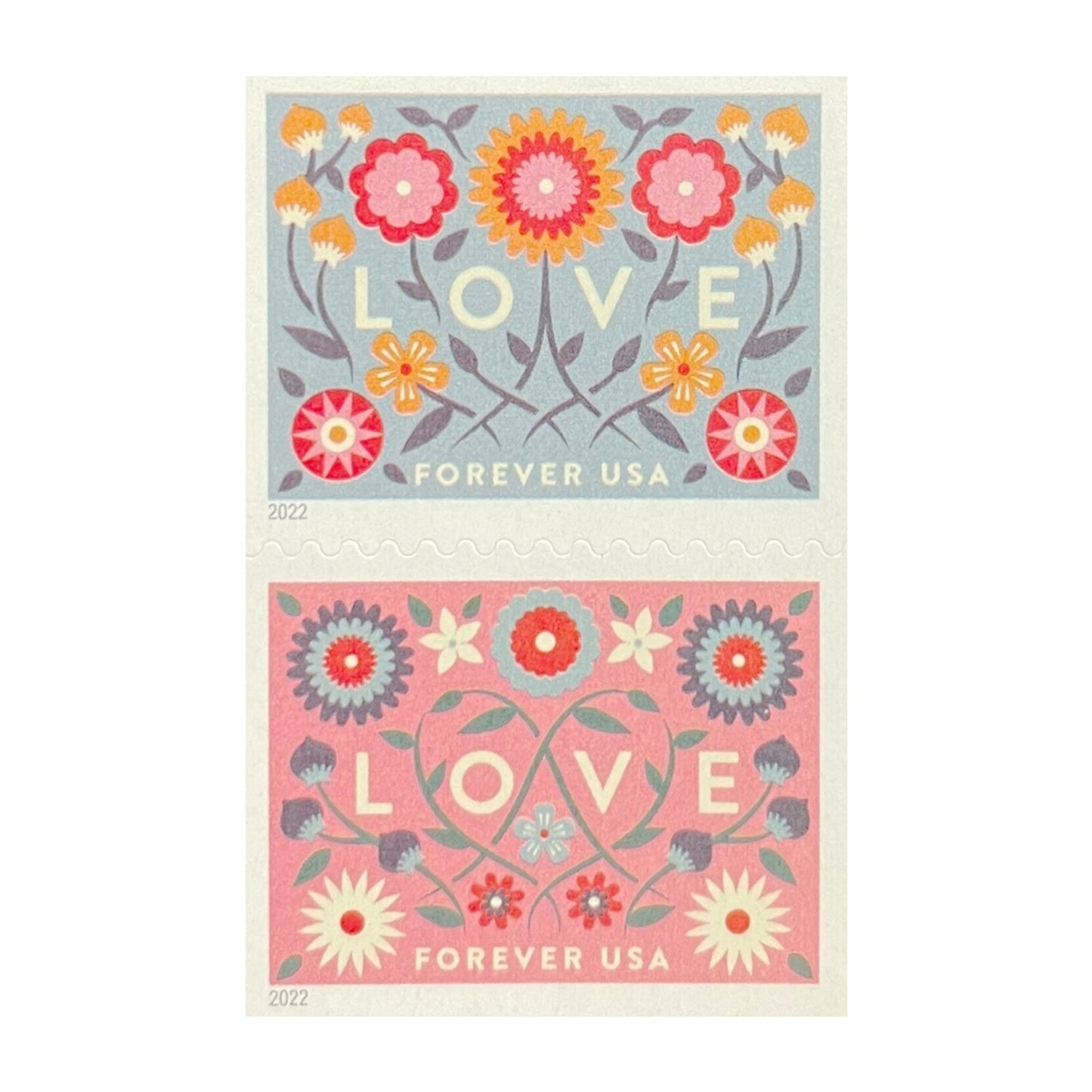 2022 Love Forever First Class Postage Stamps image 1