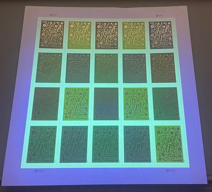 Thank You Forever First Class Postage Stamps image 1